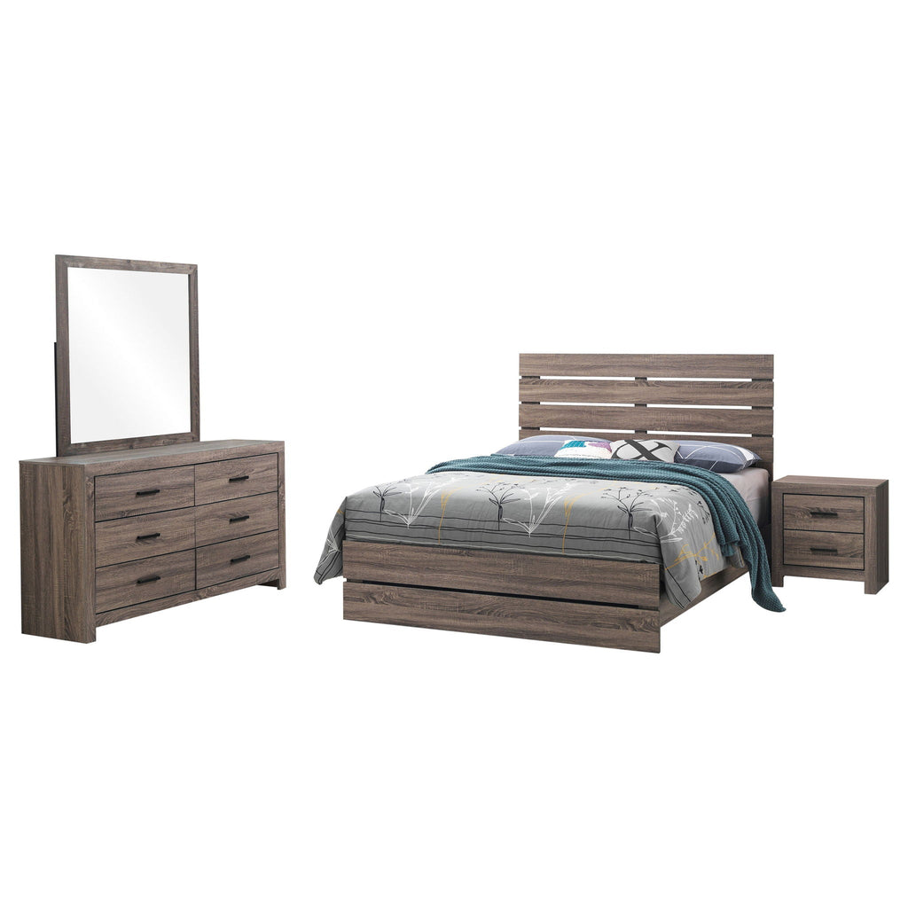 Geary - Slatted Headboard Panel Bedroom Set