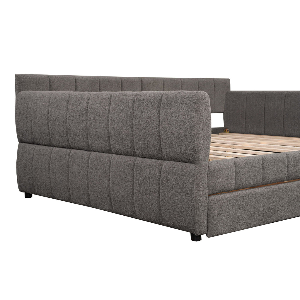 Upholstered Platform Bed With USB Charging
