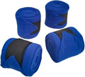 Horse Leg Bandage/Horse Leg wrap (Set of 4) Red, Blue, Navy Blue, and Black (Blue)