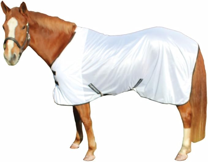 TuffRider Comfy Mesh Fly Sheet | UV Protection Horse Sheet, Standard Neck, 130 Grams Breathable Polyester Mesh