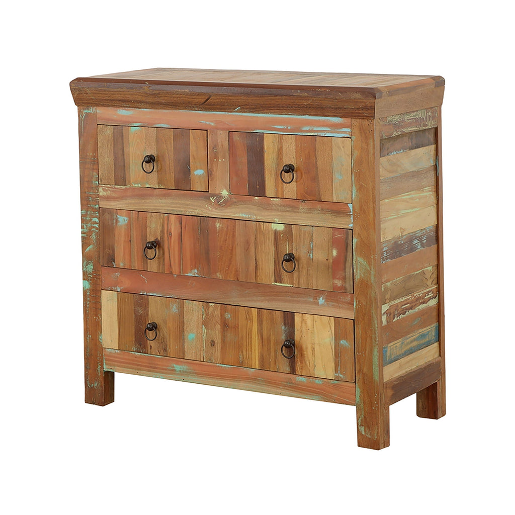 Lynden - 4 Drawer Accent Cabinet With Ring Pulls - Wood