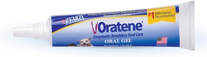 Pet King Brands ZYMOX Oratene Brushless Oral Gel for Dogs and Cats, 1oz