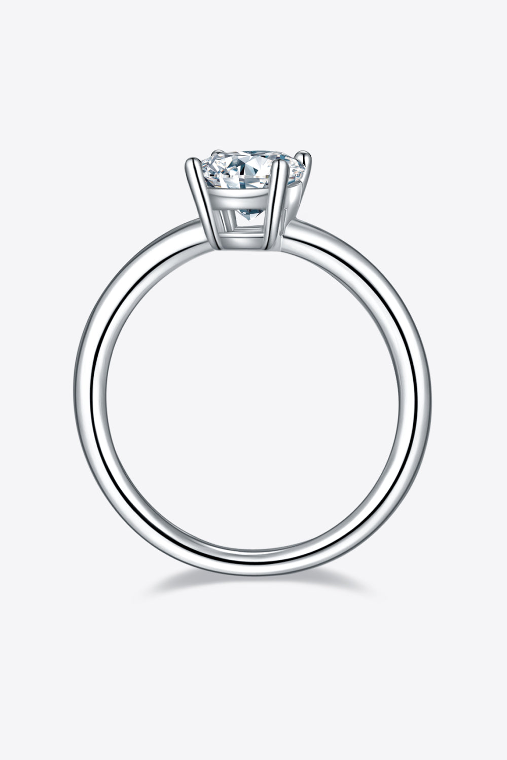 1 Carat Sparkala™ Platinum Over Pure Sterling Silver Solitaire Ring