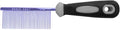 Resco Professional Anti-Static Dog, Cat, Pet Comb for Grooming, Steel Pins, Fine Tooth Spacing, Candy Blue