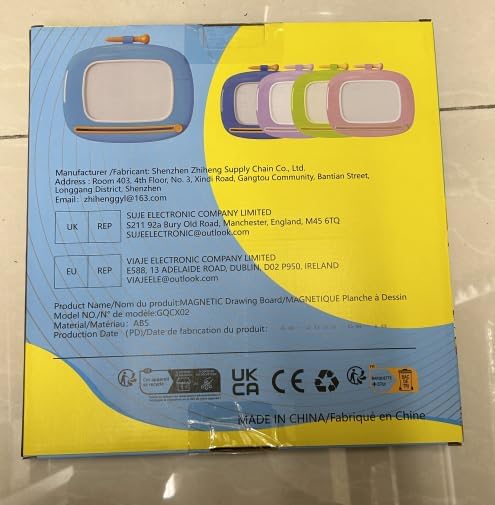 Toddlers Toys Ages 1-3, Magnetic Drawing Board, Doodle Board Pad Learning and Educational Toys for 18 Months Baby,1-3 Yr Kids Birthday Gifts - Dark Blue