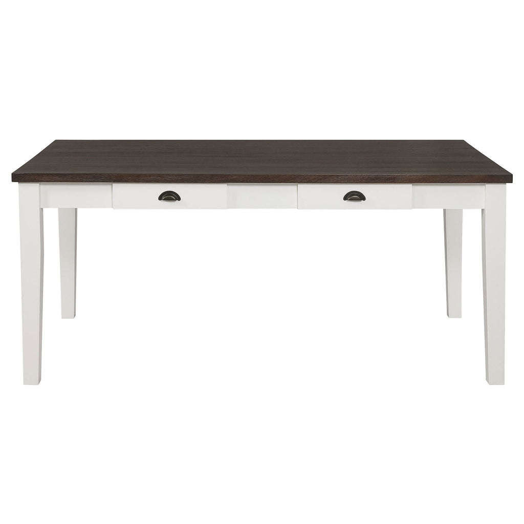Preston - 2 Drawer Table - Antique White