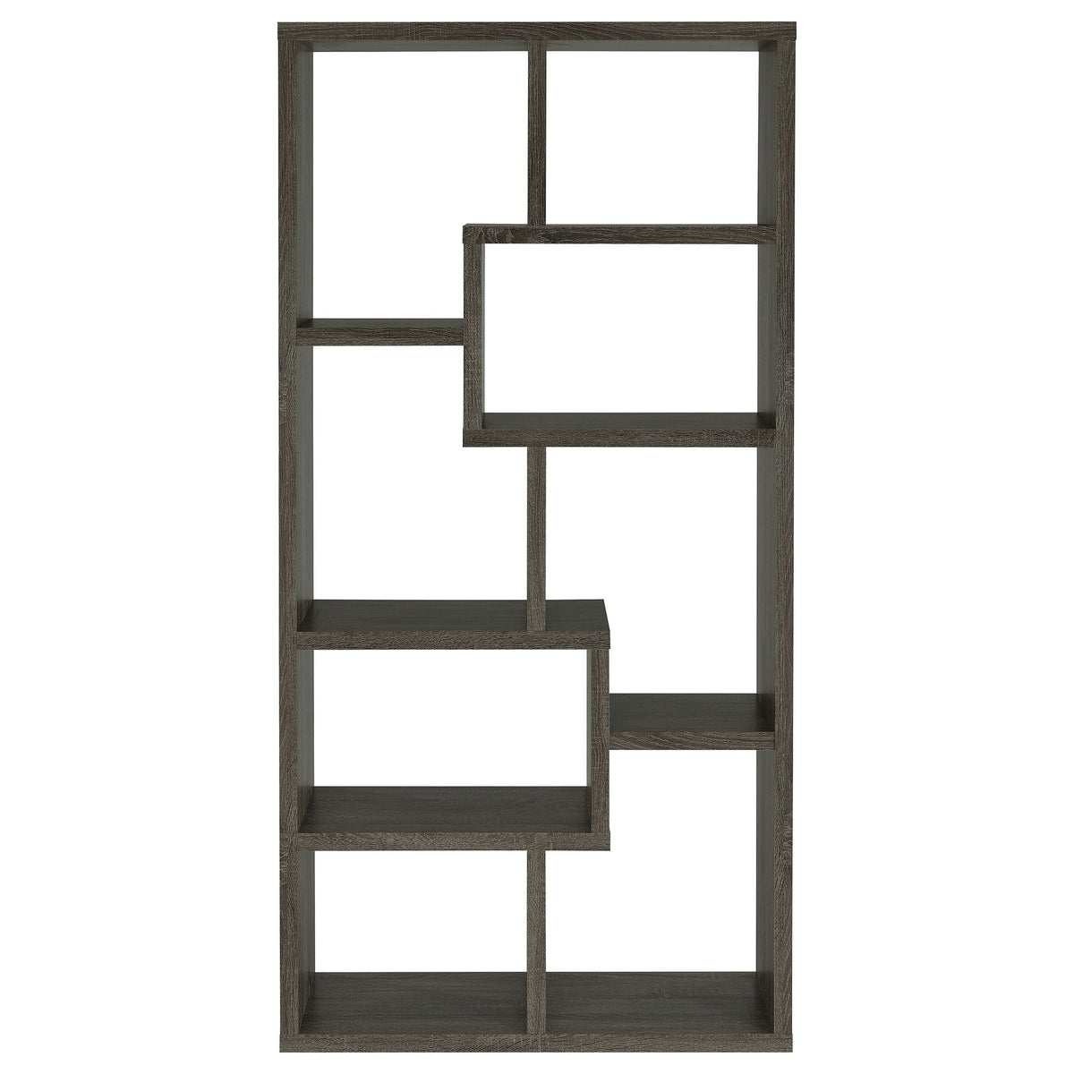 8 Shelf Geometric Bookcase