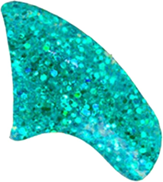 40 Pack Soft Nail Caps for Cat Claws Seafoam Glitter Kitten