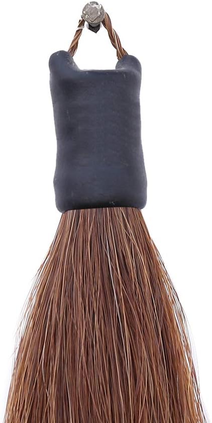 Horse Tail Extensions with Braided Horsehair Loop, Blunt Cut Bottom, 34-36 inches Long and 1 lb Weight (Light Sorrel)