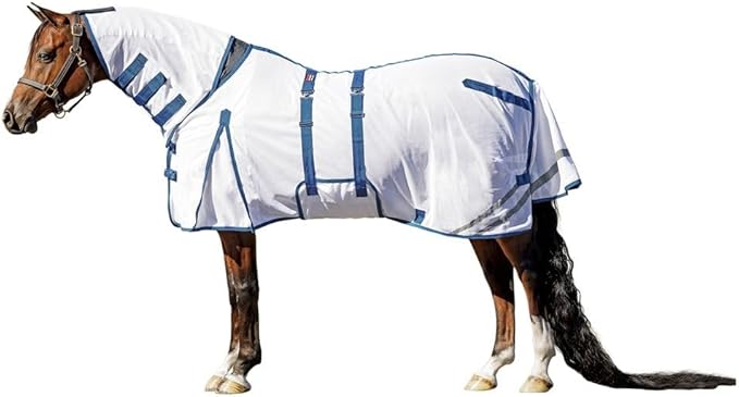 Schneiders Soft Interlock Mesh II Horse Fly Sheets | Superior UV & Insect Protection | Versatile Euro Fit Option | Reflective Safety Design