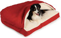 Snoozer Pet Products Rectangle Cozy Cave Dog Bed, Large, Red