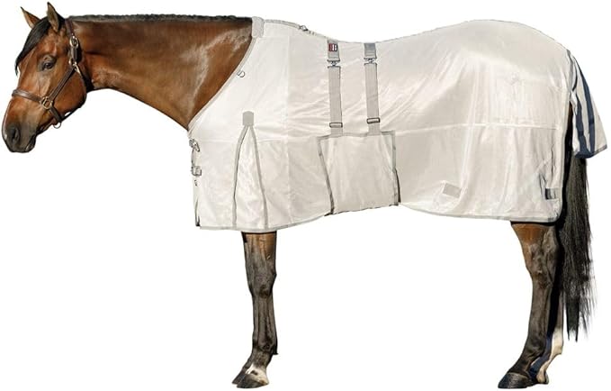 Schneiders Soft Interlock Mesh II Horse Fly Sheets | Superior UV & Insect Protection | Versatile Euro Fit Option | Reflective Safety Design