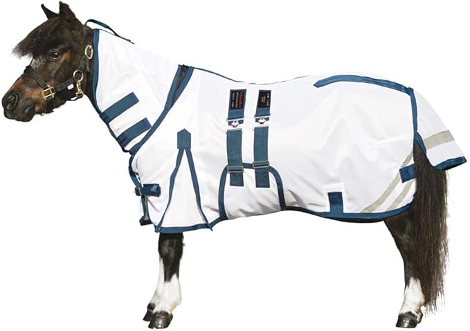 Schneiders Soft Interlock Mesh II Horse Fly Sheets | Superior UV & Insect Protection | Versatile Euro Fit Option | Reflective Safety Design