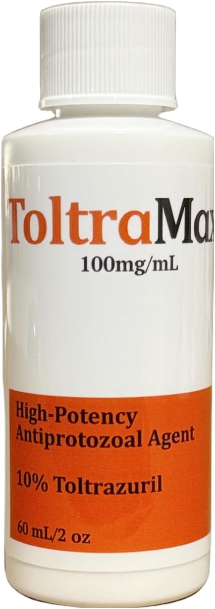 Toltrazuril 10.0% for Horses, Dogs, Cats, 60mL/2 Ounce, for Non-Food Chain Animals
