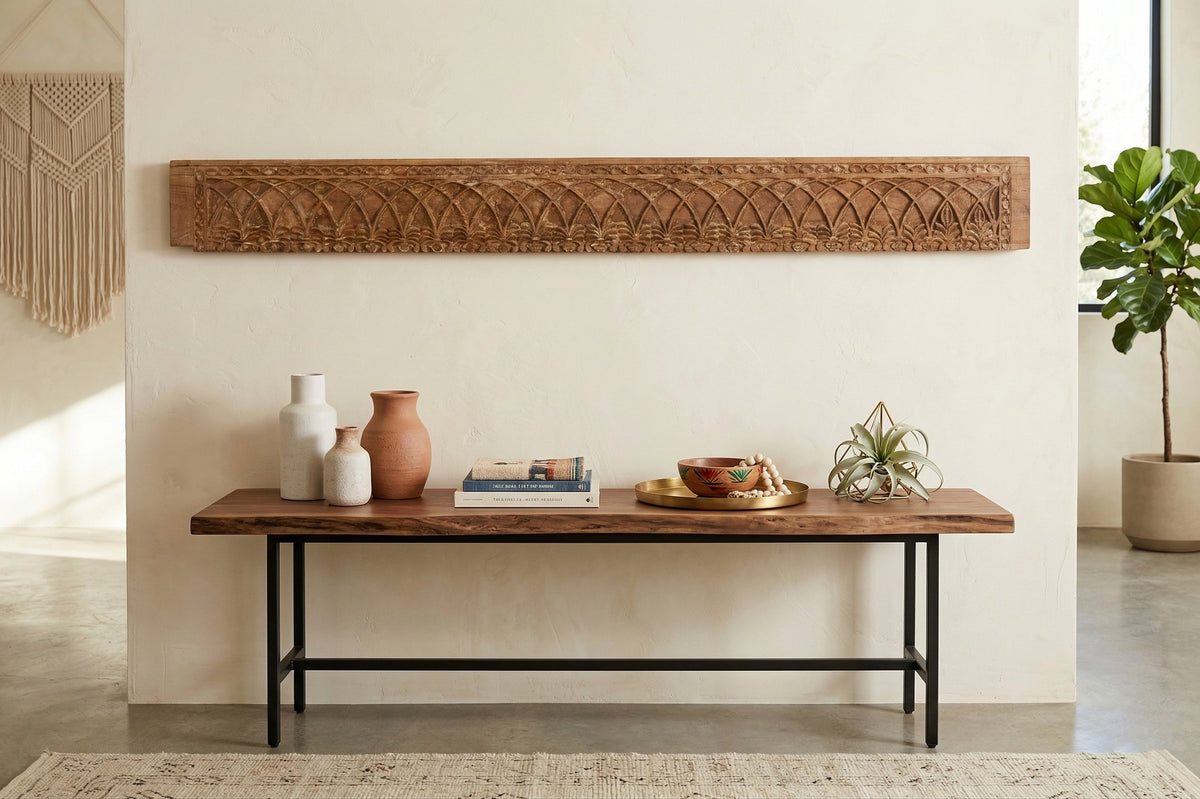 51" Long Arcade Teak Architectural Panel