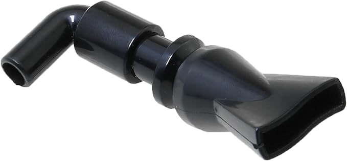 heyous 3PCS Aquarium Pump 360 Degree Free Rotation Black Plastic Nozzles Outlet Outflow Pipe Fitting Pet Supplies