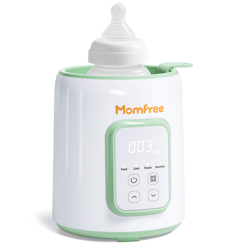 Bottle Warmer, 8-in-1 Fast Baby Bottle Warmer, Grey | for Breastmilk and Formula, Accurate Temperature Control, Automatic Shut-Off, Multifunctional for All Bottles