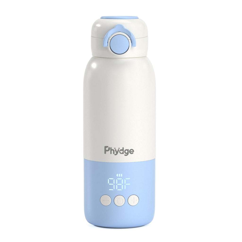 Portable Bottle Warmer for Travel,12.5oz Cordless Baby Milk Warmer on The go for Formula,Breastmilk,Water,3 Mins Fast Heating & Precise Temp Control Travel Essential