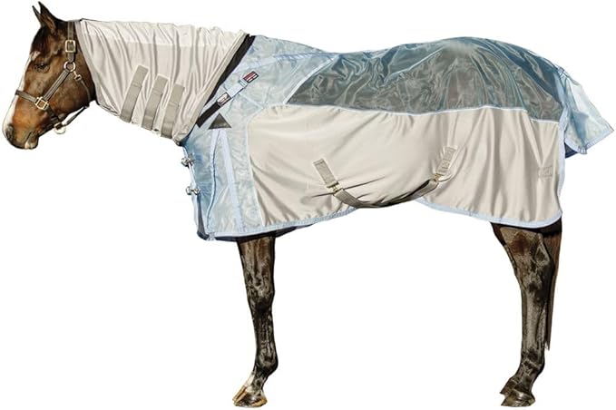 Schneiders Adjusta-Fit Mosquito Mesh Hybrid II Horse Fly Sheets | Ultimate Insect & UV Protection for Equine Comfort