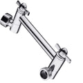 5 Inch Solid Brass Shower Arm Extender, Height & Angle Adjustable
