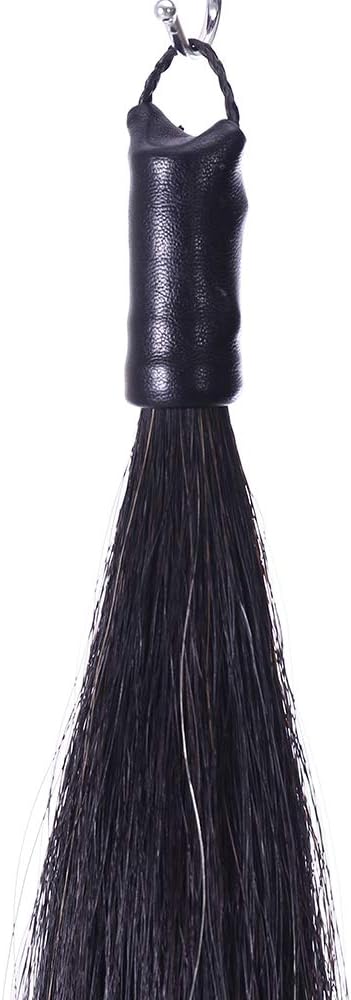 Horse Tail Extensions with Braided Horsehair Loop, Blunt Cut Bottom, 28-30 inches Long and 3/8 lb Weight