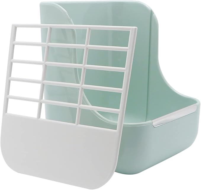 Litewoo Rabbit Hay Feeder Food Bowl Feeding Rack for Small Animal Guinea Pig Chinchilla Bunny Cage Accessories