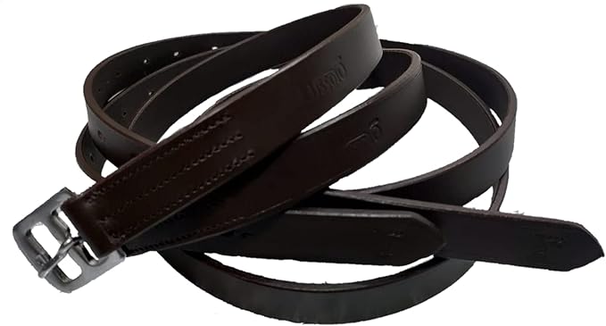 Stirrup Leathers for Horse Genuine Leather English Riding Stirrup Leathers