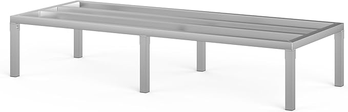 24 in X 60 in. Aquarium Stand | Industrial Style Aluminum Fish Tank Base with Open Frame Design