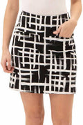 SCandCO Womens Comfortable Stretch Double Wraparound Skort