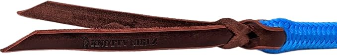 22' Long Line with SS O Ring and Carabiner (Turquoise Brown)