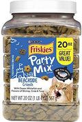 Purina Party Mix Crunch Beachside Cat Treats (1.25 Pound (Pack of 1), Beachside Crunch)