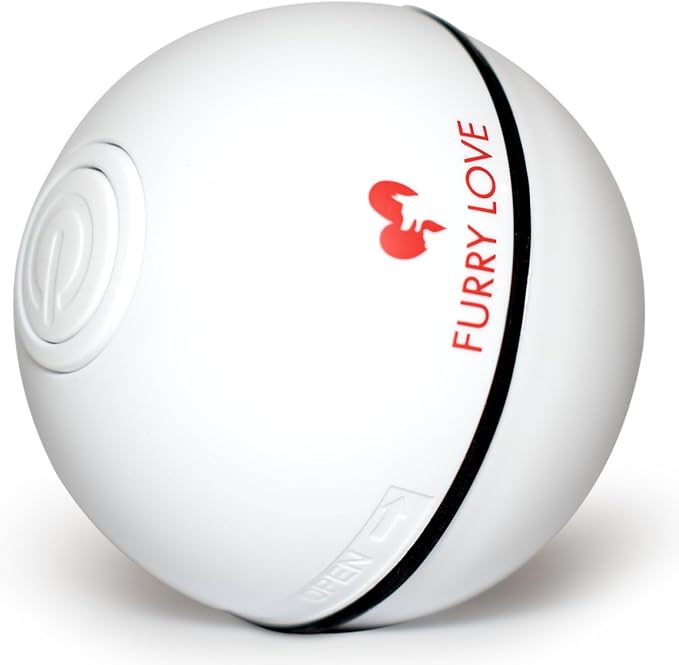 Wicked Ball - Smart Interactive Dog Ball for Solo Play - Electronic Self-Moving Dog Toys for Boredom - Rechargeable, Motion Activated - 35"