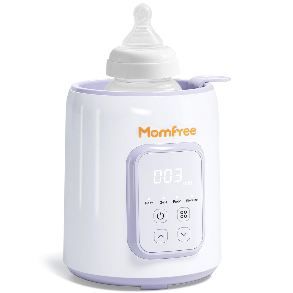 Bottle Warmer, 8-in-1 Fast Baby Bottle Warmer, Grey | for Breastmilk and Formula, Accurate Temperature Control, Automatic Shut-Off, Multifunctional for All Bottles