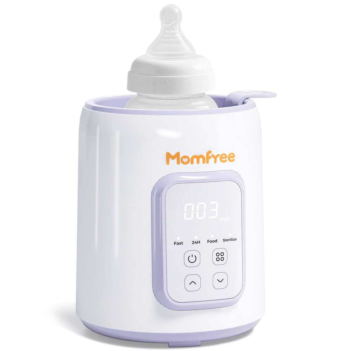 Bottle Warmer, 8-in-1 Fast Baby Bottle Warmer, Grey | for Breastmilk and Formula, Accurate Temperature Control, Automatic Shut-Off, Multifunctional for All Bottles