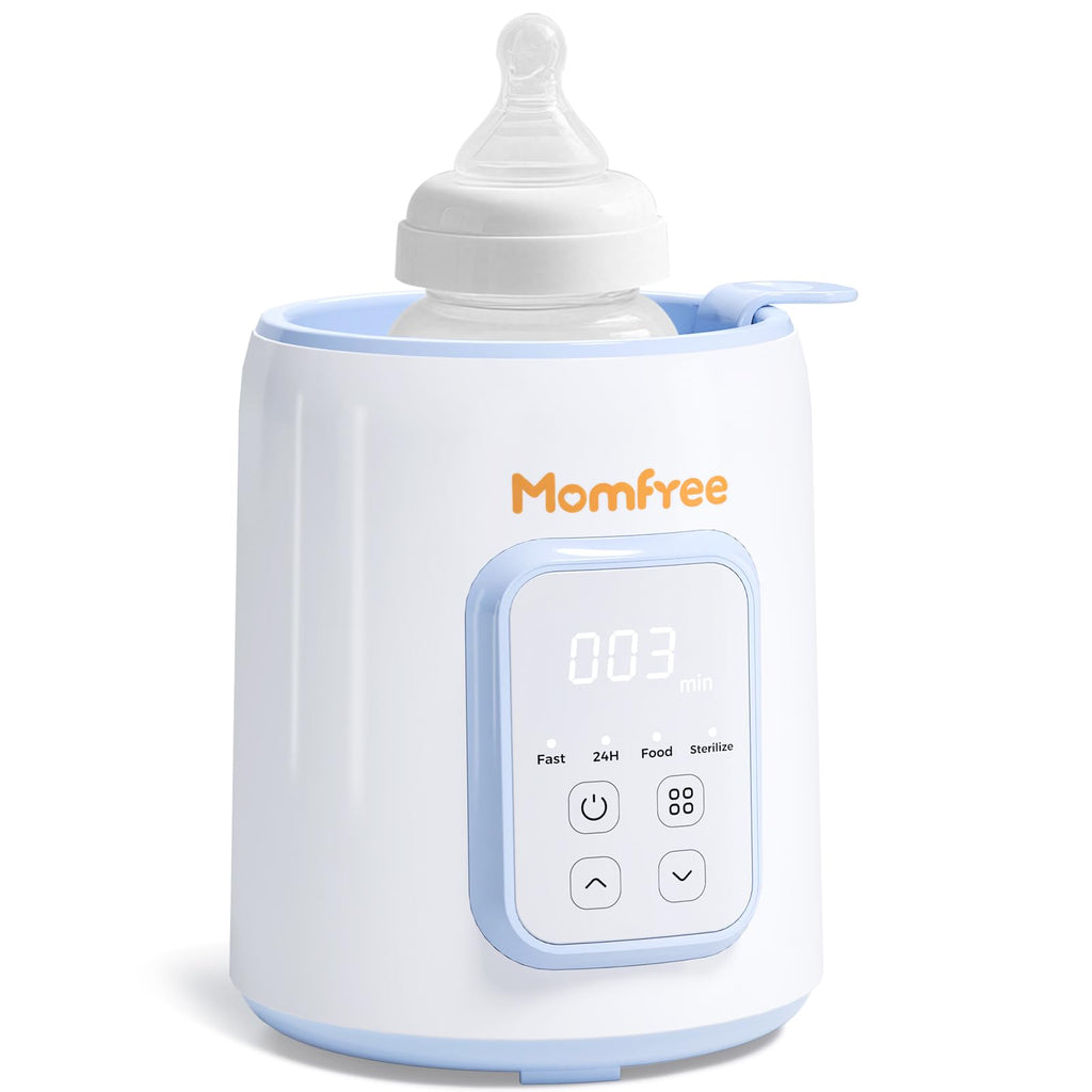 Bottle Warmer, 8-in-1 Fast Baby Bottle Warmer, Grey | for Breastmilk and Formula, Accurate Temperature Control, Automatic Shut-Off, Multifunctional for All Bottles
