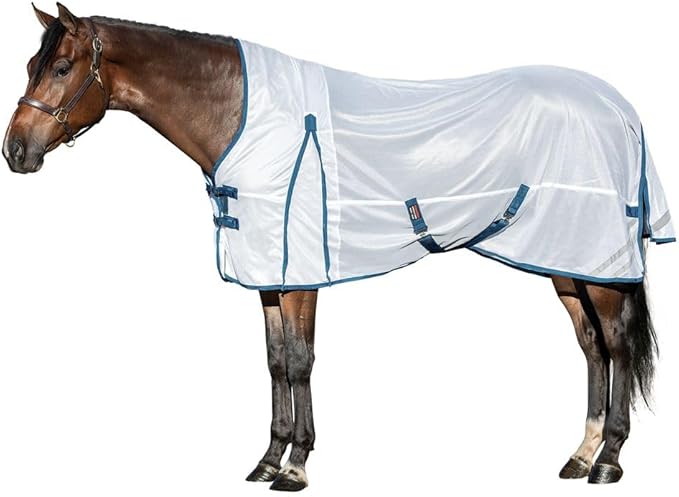 Schneiders Soft Interlock Mesh II Horse Fly Sheets | Superior UV & Insect Protection | Versatile Euro Fit Option | Reflective Safety Design