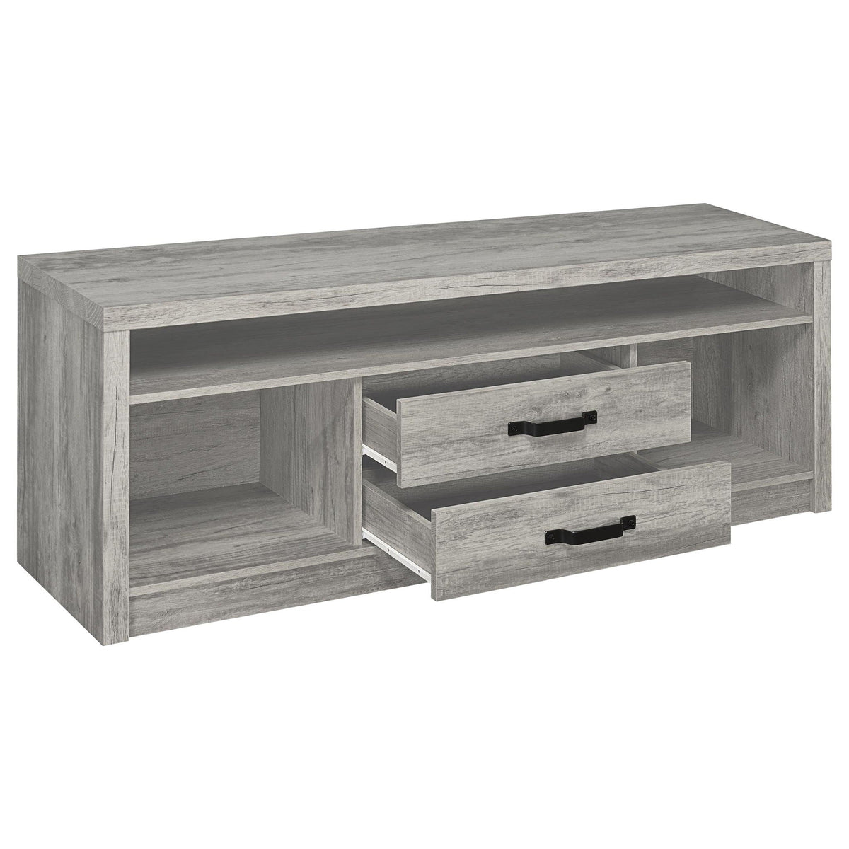 Conifer - 3 Piece TV Entertainment Center With Storage - Gray