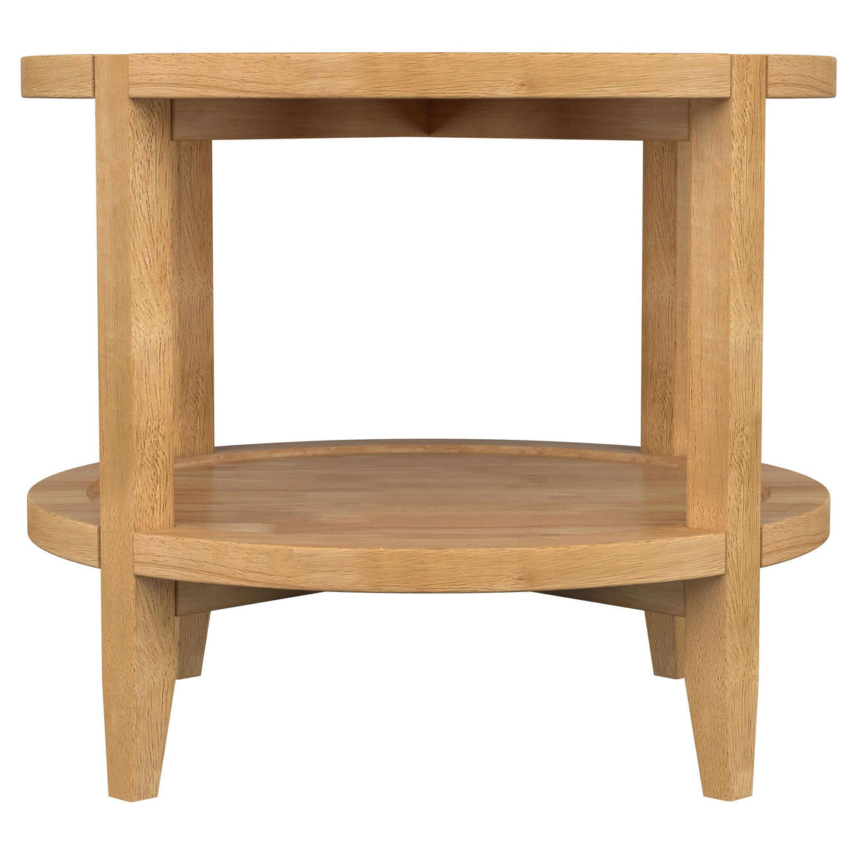 Isbell - Round Table With Storage Shelf