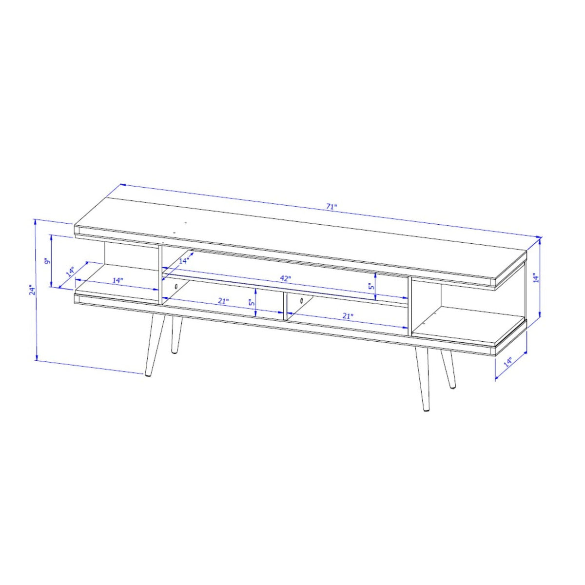 Utopia - Mid-Century Modern TV Stand