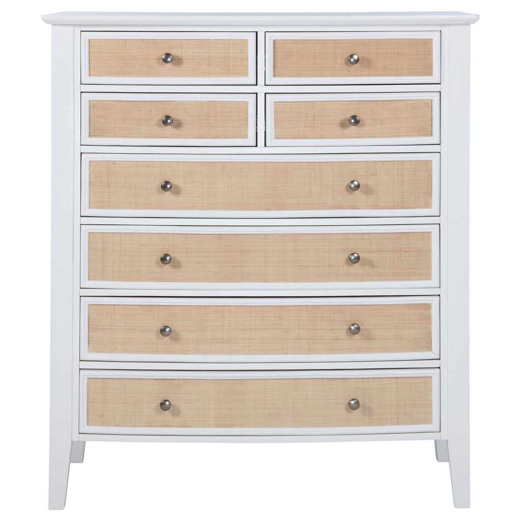 Talia - 8 Drawer Chest - White