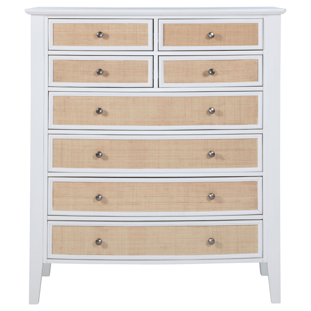 Talia - 8 Drawer Chest - White