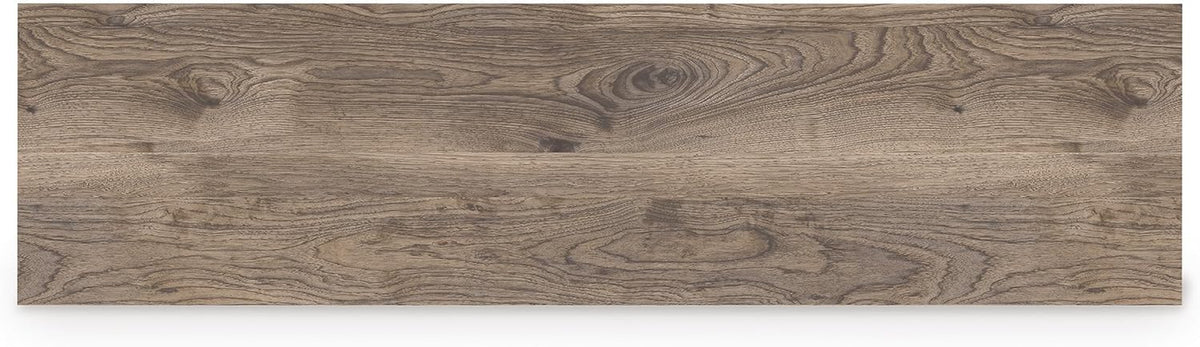 Signature Design by Ashley Stanziford Rustic 2-Drawer Nightstand with USB Port and Charging Station, Light Brown