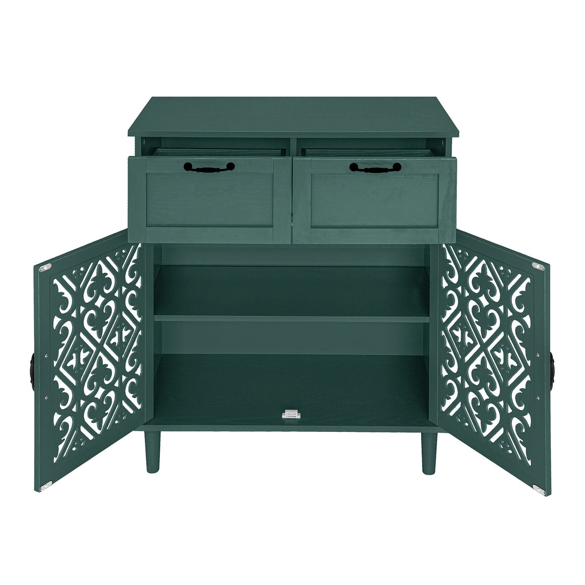 2 Door 2 Drawer Elegant Cabinet