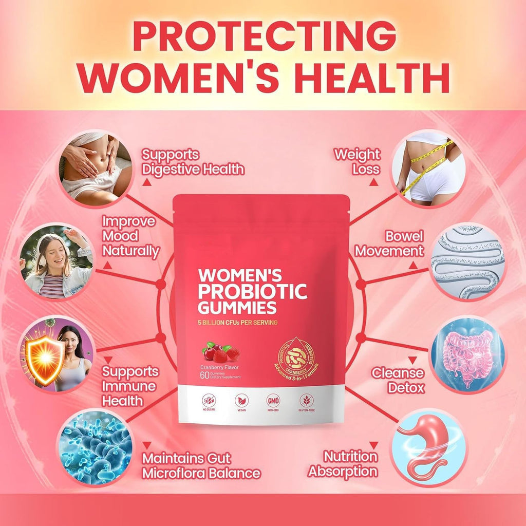 Cranberry Womens Probiotic Gummies