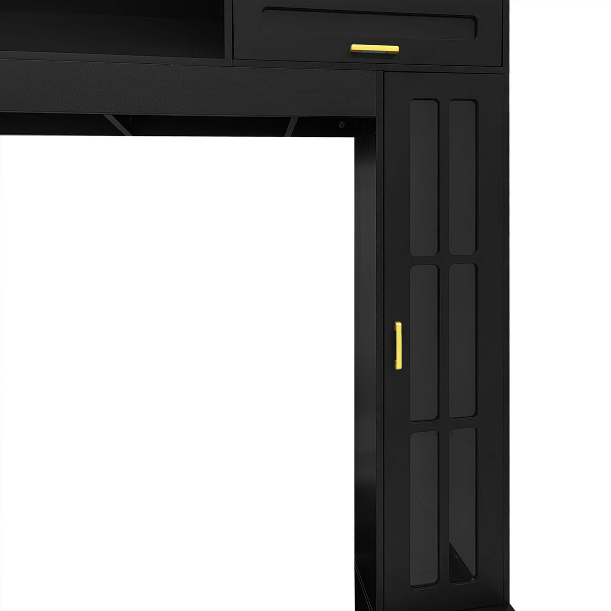 Wall Unit Entertainment Center With Bookshelves For TVs Up to 80"