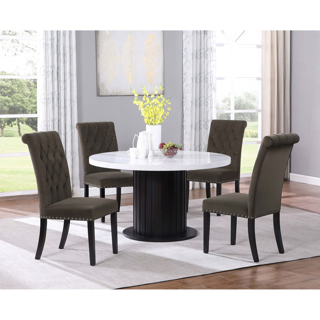Sherry - 5 Piece Round Dining Table Set