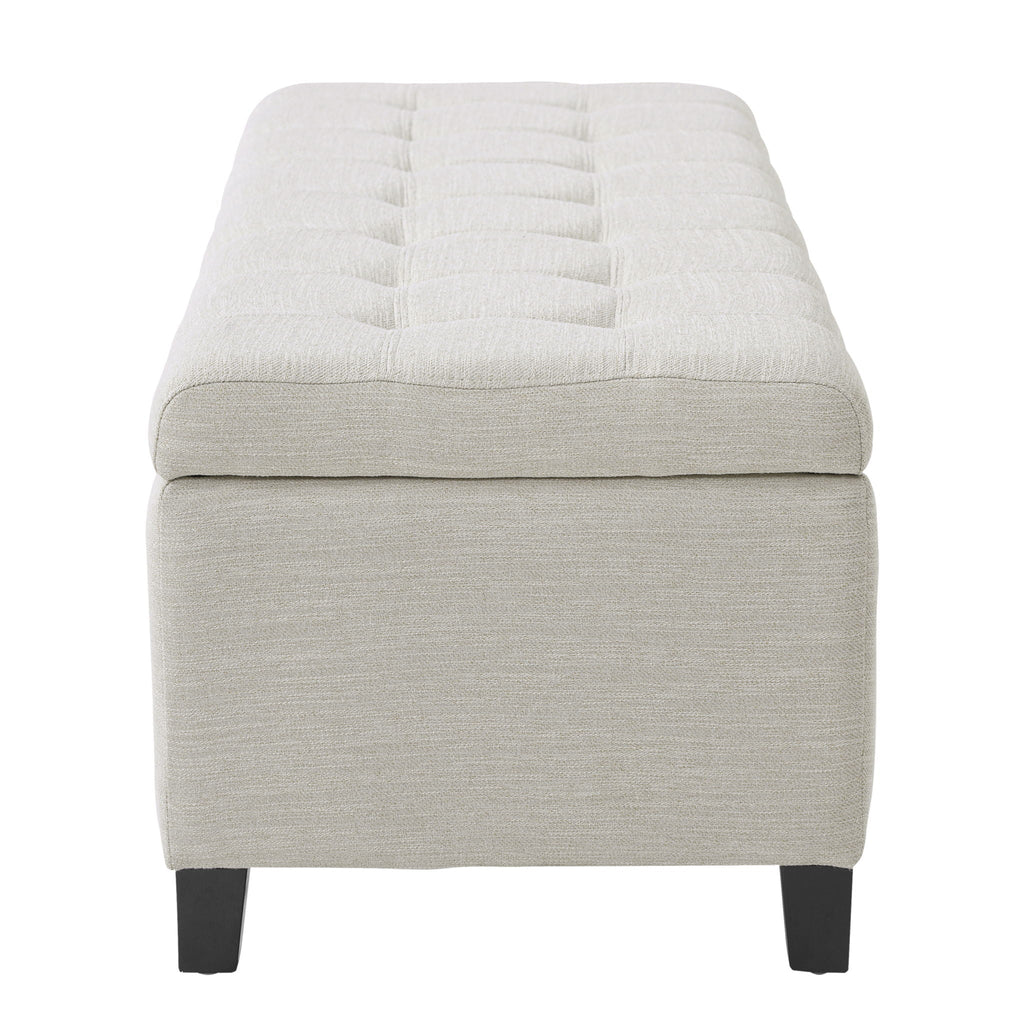 Upholstered Storage Ottoman Bench
