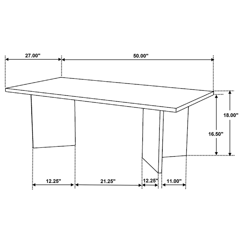 Neskowin - 2 Piece And End Table Set With Geometric Panels - Brown