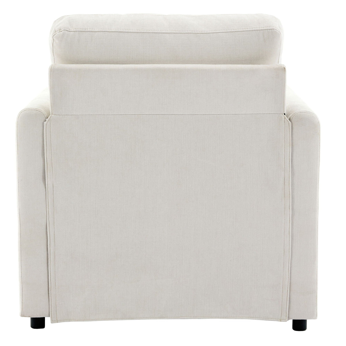 Cozy Upholstered Cushion Armchair For Living Room