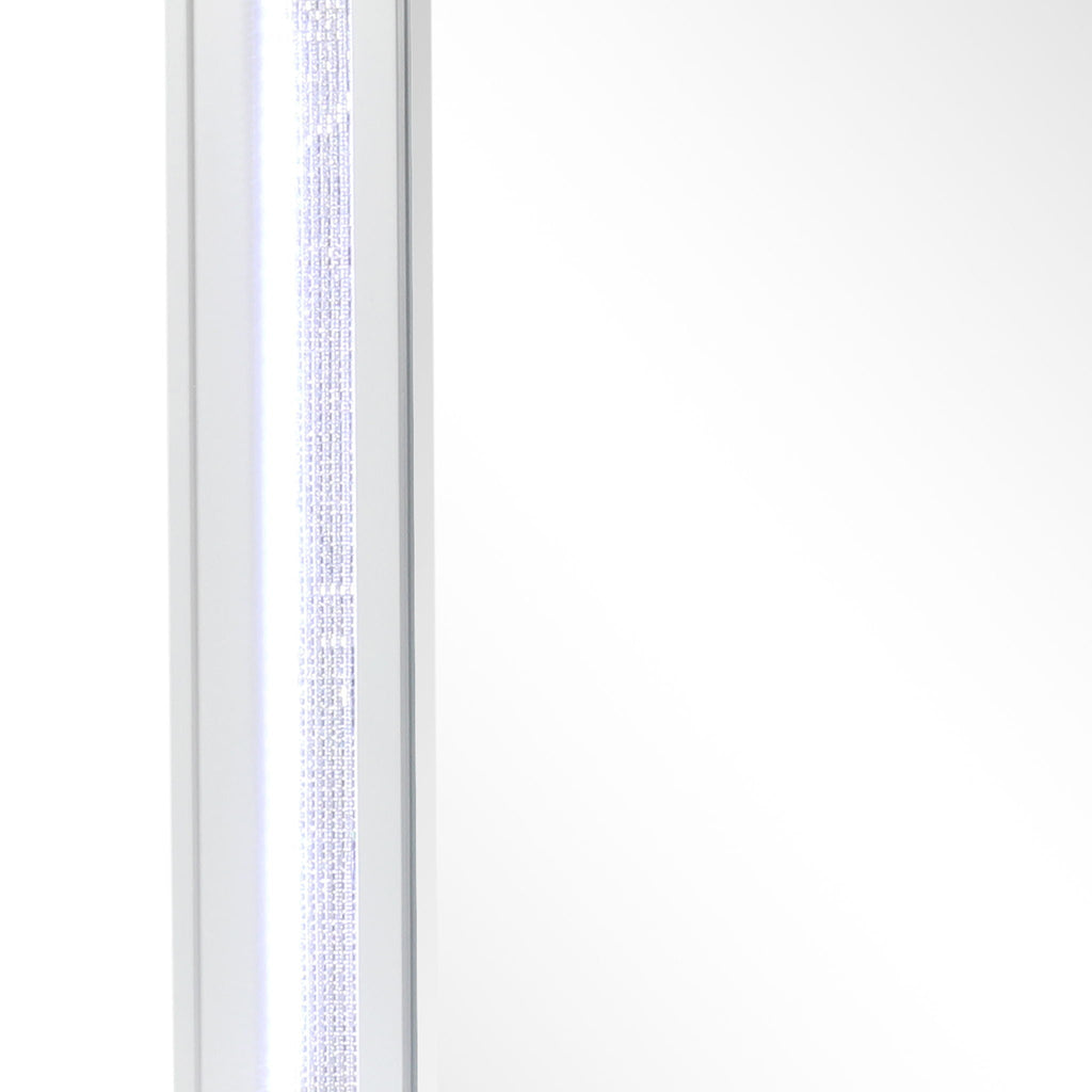 Abigale - Mirror For Dresser Top Made With LED (Includes Only Mirror) - White